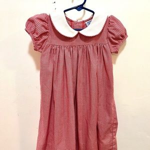 Kelly kids dress red white size 3